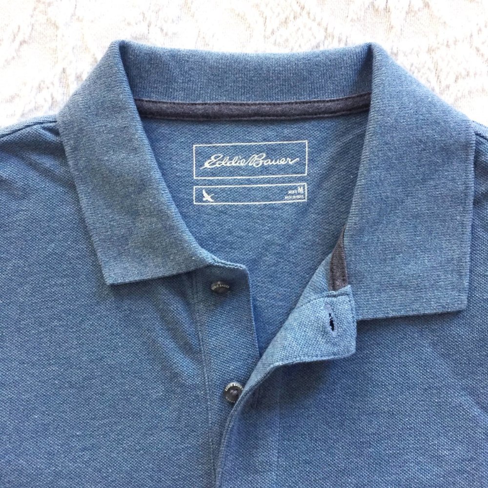 Eddie Bauer Men's Classic Field Pro Polo Shirt Med
